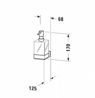 DURAVIT KARREE DOSIFICADOR PARED